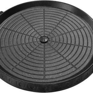 Korean Style BBQ Grill Pan with Maifan Coated Surface Non-stick Smokeless Barbecue Plate for Indoor Outdoor Grilling